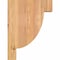 Ekena Millwork Alpine Smooth Corbel, Western Red Cedar, 3 1/2"W x 12"D x 16"H COR04X12X16ALP00SWR - alternate 3